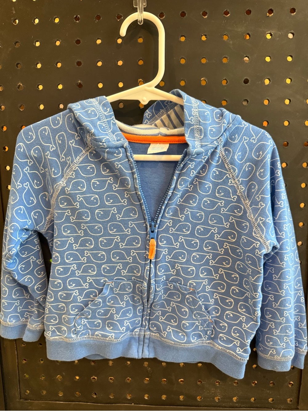 Carter's Blue Whale Zip-Up Hoodie
